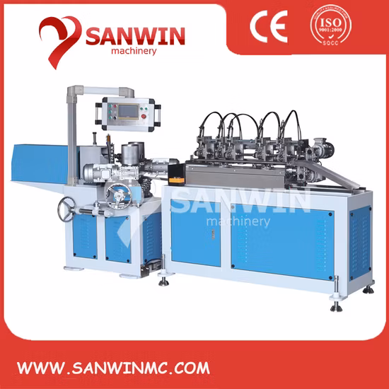 High Speed Small Paper Drinking Straw Rolling Making Cutting Machine