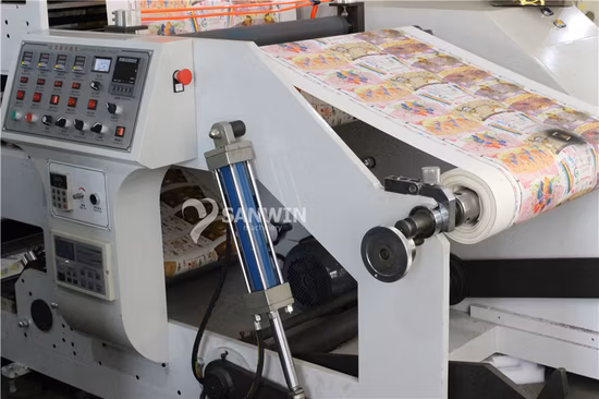 High Speed Roll to Roll 2/4/6/8 Color Paper Cup Paper Bag Flexographic Printing Machine