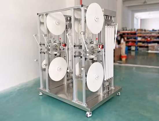 500 Pieces/Min 10 Knife Cutting 2400kgs Weight High Speed Paper Drinking Straw Making Machine